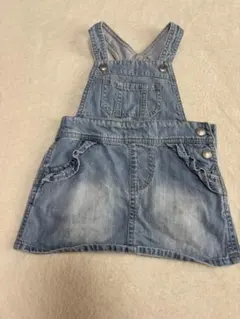 SLAP SLIP デニム オーバーオール スカート 90cm 子供服のサムネイル