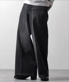 【CLEL】ヴィンテージデザイン フレアデニムパンツ