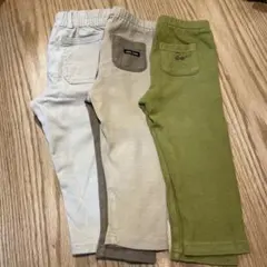 GAPチノパン、petit mainスパッツ2本ボトムスの3点セット