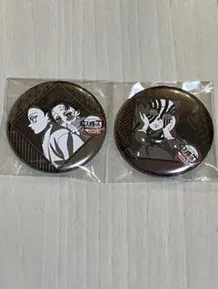 鬼滅の刃　ダイニング　お楽しみくじ　缶バッジ　狛治　猗窩座　恋雪