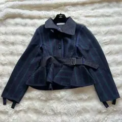 【美品】サカイラック ツイードジャケット ベルト付き 2WAY襟 黒 2026年最新】sacai ジャケット ツイードの人気アイテム - メルカリ