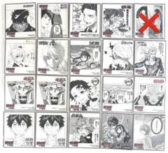 ジャンプフェア 2021 特典 ミニ色紙 19枚セット