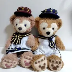 N*s様 超童顔 ダッフィー Sサイズ ぬいぐるみ ポーズも取れて自立可能