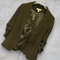 H&M テーラードジャケット　黒　レディース　オシャレ