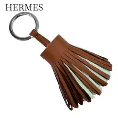 HERMES キーホルダー カルメン トリコロール タッセル K刻印 - メルカリ