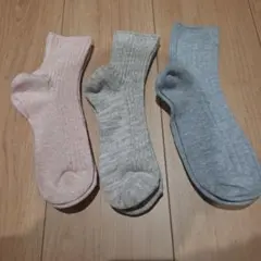 UNIQLO レディース ソックス 3足セット