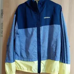 adidas NEO ウィンドブレーカー ネイビー/イエローのサムネイル