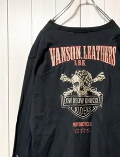 VANSON ✕ LOW BLOW KNUCKLE コラボ ロンT 刺繍 XL - メルカリ
