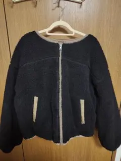 ボアジャケット 黒