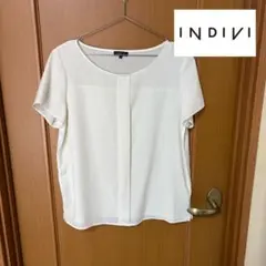 インディヴィ♡1度着用　ブラウス　大きいサイズ　42のサムネイル