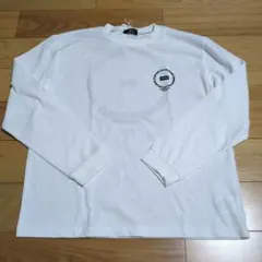 新品☆コムサイズム　白　サークルプリント長袖Tシャツ150㎝