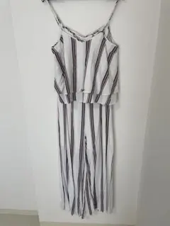 OZOC オゾック　ストライプセットアップ　キャミソール　フレアズボン