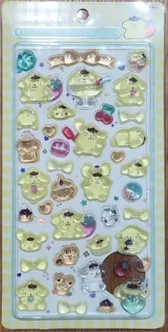 ボンボンドロップシール 犬 黄色 第2弾 プリン ①