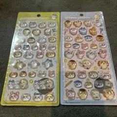 ちいかわ　ボンボンドロップシール　みんなニコニコ　みんなポーズ2枚