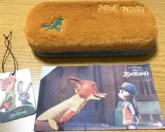 JINS ズートピアコラボ メガネケース メガネ拭きセット - メルカリ