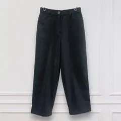 【ジャンニロジュディチェ】カジュアル ワイドパンツ 日本製 ハリ感 36のサムネイル