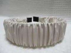 合皮付きカチューシャ　オフホワイト系