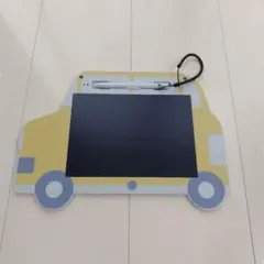 スリーコインズ　電子メモパッド　お絵かきボード　くるま　電池付きのサムネイル