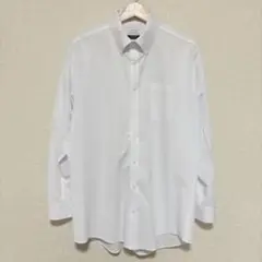 LES MUES ノンアイロン スーパーストレッチ ワイシャツ LL ホワイト