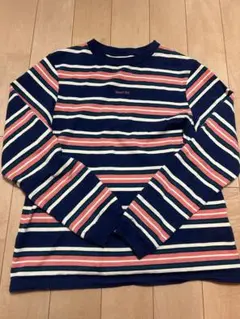 BEAMS BOY エンブロイダリー ボーダー ロングスリーブ Tシャツ