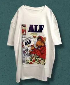 【激レア】ALF アルフ　　Tシャツ　XL ホワイト　アメリカ雑貨
