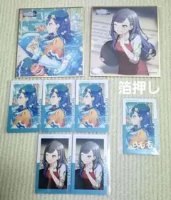 プロセカ　白石杏　エピカ23c 箔押し　ミニ色紙49b