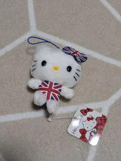 レア キティ Hello Kitty ユニオンジャック マスコット ぬいぐるみ