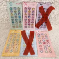 4枚 サンリオおはじきシール