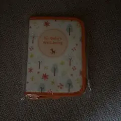 母子手帳ケース 花と木のデザイン