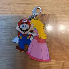 【新品未使用品】USJ限定 マリオ＆ピーチ姫 チャームコレクション キーホルダーのサムネイル