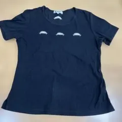 ピッコーネ　黒 半袖Tシャツ　40のサムネイル