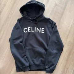CELINE.セリーヌ パーカー ビッグロゴ ルーズ フーディーＭ