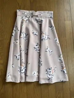 Misch Masch フラワープリント フレアスカート 36