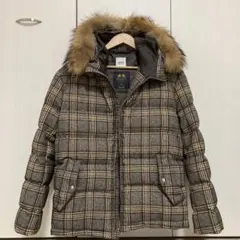TAKEO KIKUCHI チェック柄ダウンジャケットのサムネイル