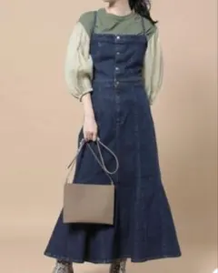 フリークスストア デニム キャミワンピース フレアワンピース