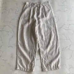 studio CLIP フレンチリネン パンツ ライトベージュのサムネイル
