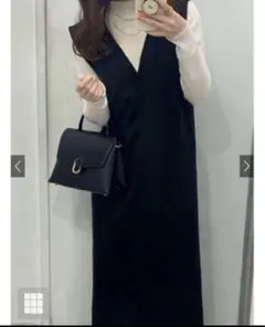 GRL バックスリットジャンパースカート[dk932]