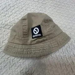 アウトドア ベージュ 子ども用バケットハット