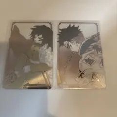 鬼滅の刃 箔カードコレクション　冨岡義勇　悲鳴嶼行冥