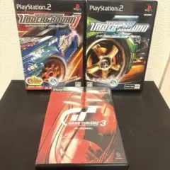 【動作確認済】PS2 ニードフォースピードアンダーグラウンドJ・2・グランツー3