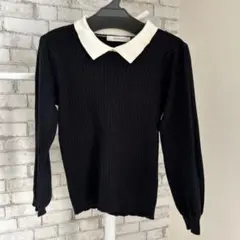 ARCHIVES ブラック リブニット M