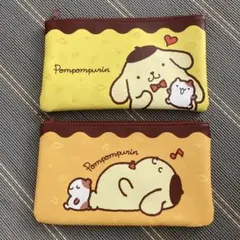 サンリオ ポムポムプリン 大きな クッション ポーチ 2個セット まとめ売り