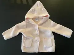 baby GAP フード付きカーディガン 12-18ヶ月 ピンク