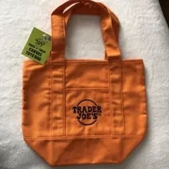 TRADER JOE'S キャンバストートバッグ オレンジ