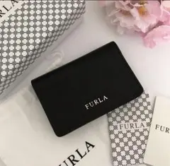 FURLA★名刺入れ カードケース ブラック 黒のサムネイル