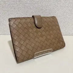 BOTTEGA VENETA 長財布 イントレチャート レザー ベージュ