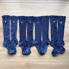 【Poloラルフローレン】ハイソックス 4足セット