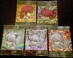 幽☆遊☆白書ウエハース　妖狐蔵馬　５枚セット　未開封新品