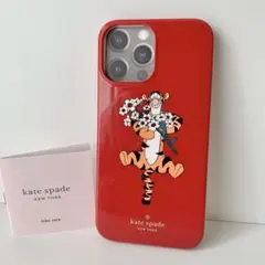 【ケイトスペード】iPhoneケース　12pro MAX ディガー　赤　新品のサムネイル