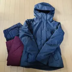 【ROXY/ロキシー 他】レディース スノーボードウェア上下&ヒッププロテクター